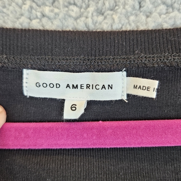 Good American Black Ruched Mini Dress - Picture 6 of 10